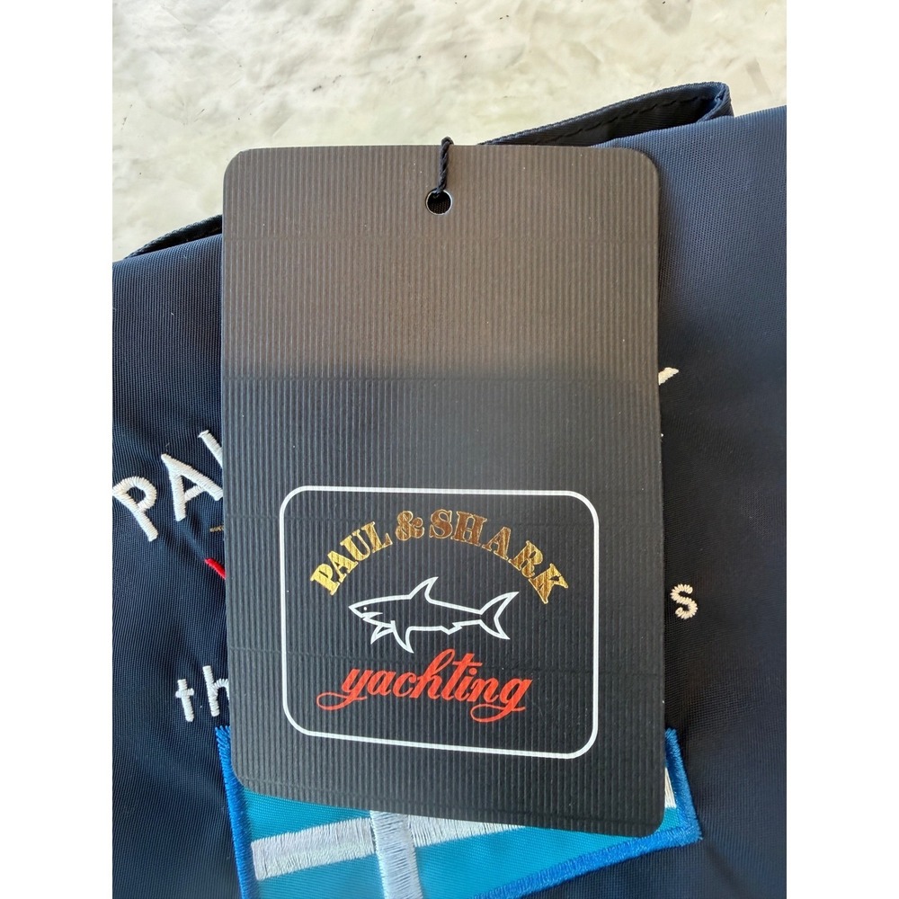 Paul & Shark Yachting Messenger Bag Navy Blue Hamptons West Coast Made in Italy - Picture 7 of 15